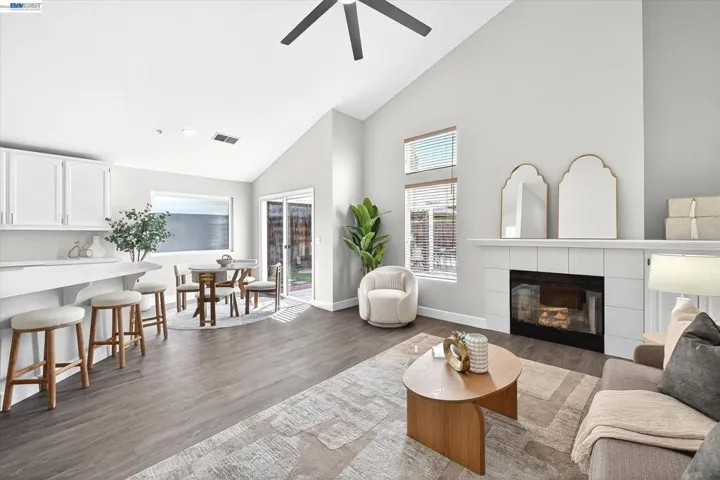 FAMILY ROOM WITH COZY FIREPLACE