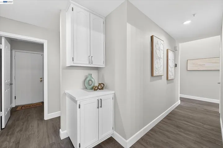 WIDE HALLWAY WITH STORAGE