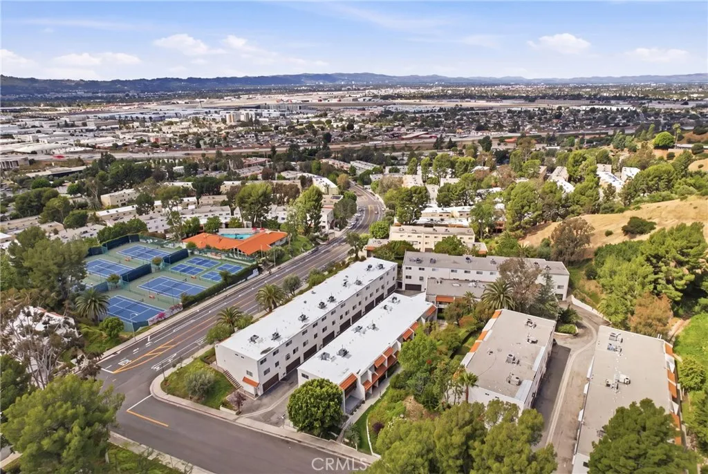 Aerial View Overlooking Burbank