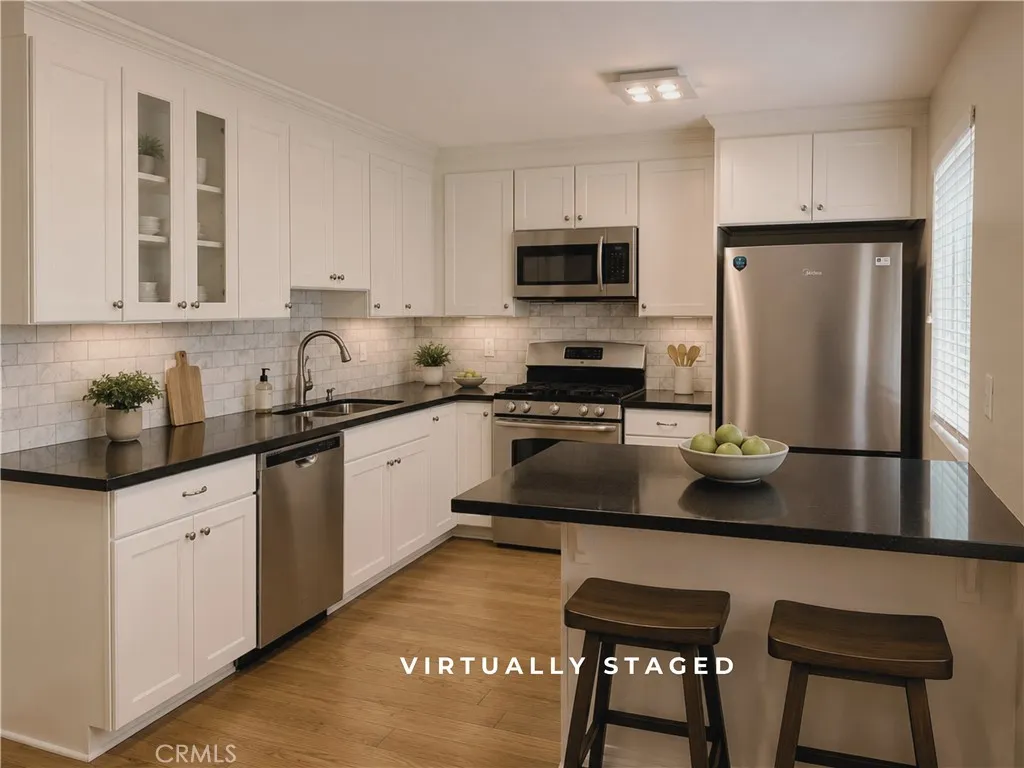 Virtually Staged Kitchen
