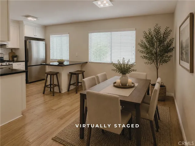 Virtually Staged Dining Room