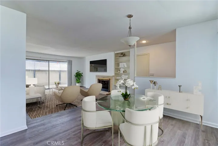 Virtually Staged-Living/Dining area
