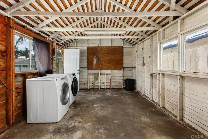 Inside of the garage