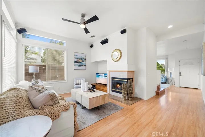 Open Flowing Floorplan! Family Room Looking toward Foyer and Living Room