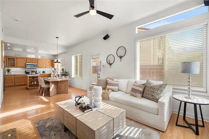 The Welcoming Family Room is Open to the Dining Area and Kitchen