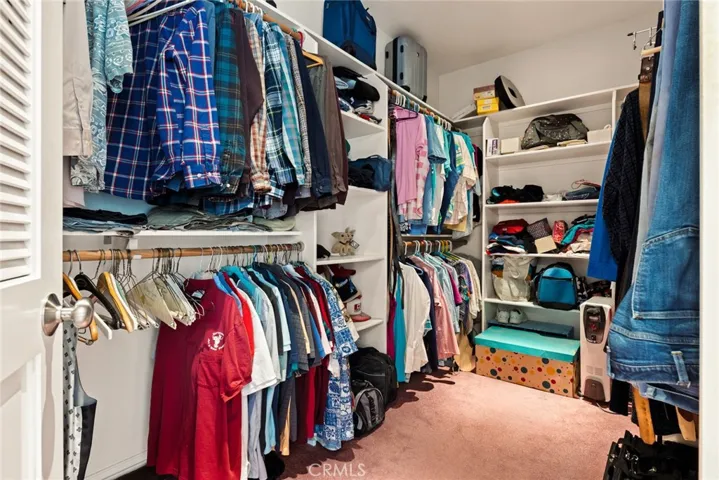 Large Primary walk-in closet.