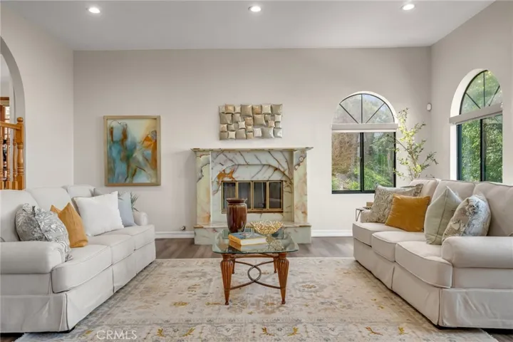 Living Room with Fireplace