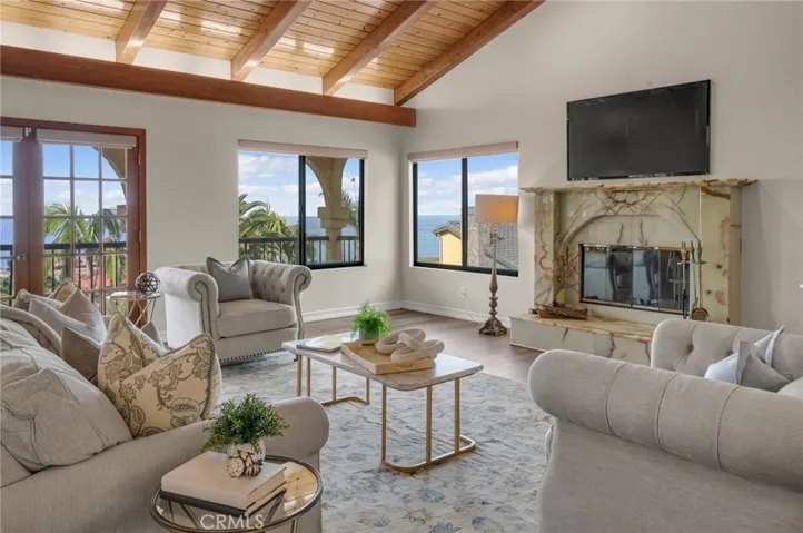 Family Room Looking Out to View
