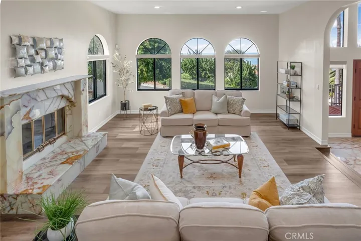 Living Room with Fireplace