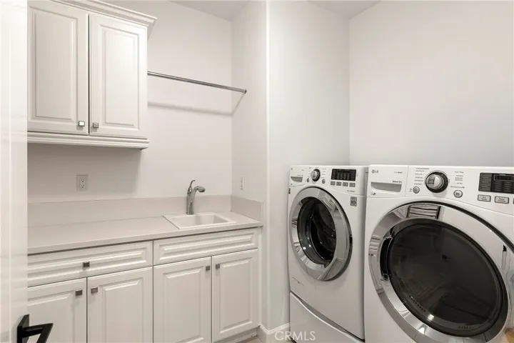 Upstairs laundry room