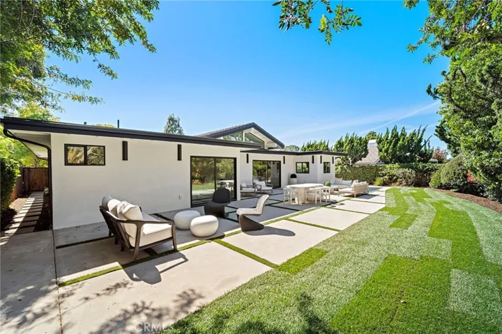 Expansive backyard