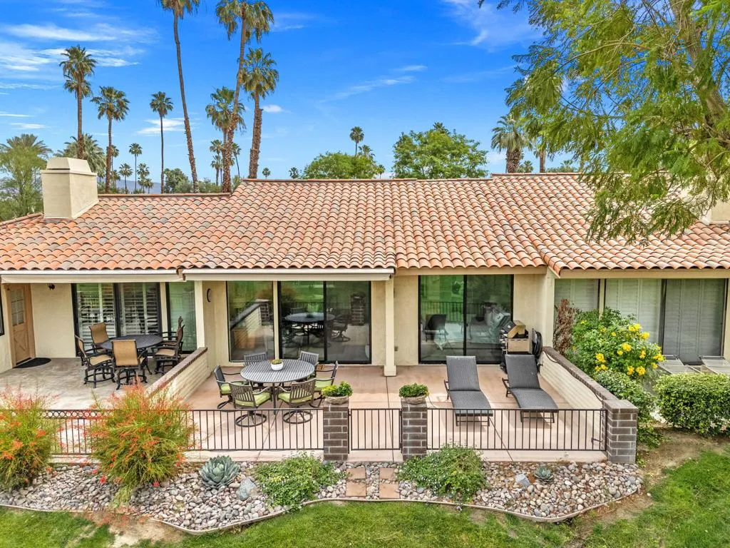 Large extended patio