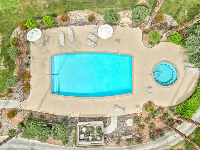 Pool that is steps away