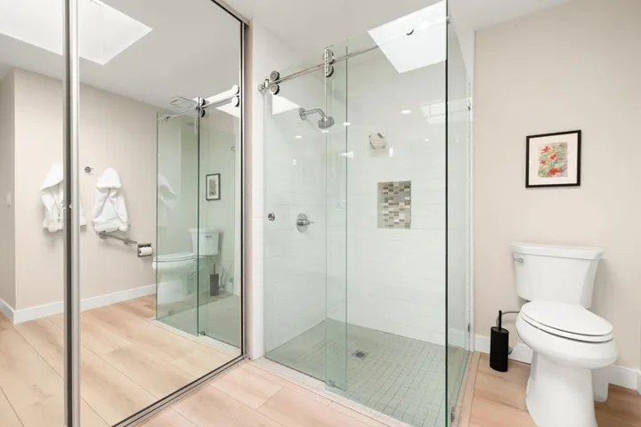 Primary Shower with no step entry