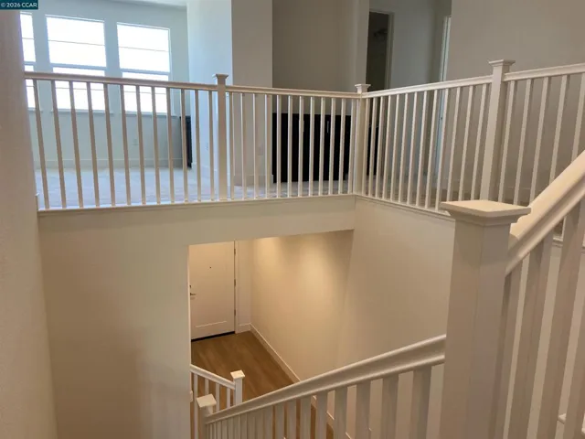 Lovely Staircase with open rails
