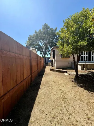 South Side of Property