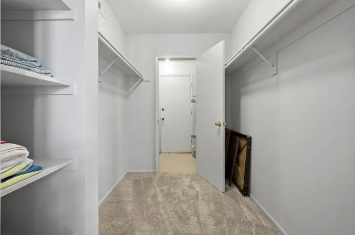 Guest closet with laundry