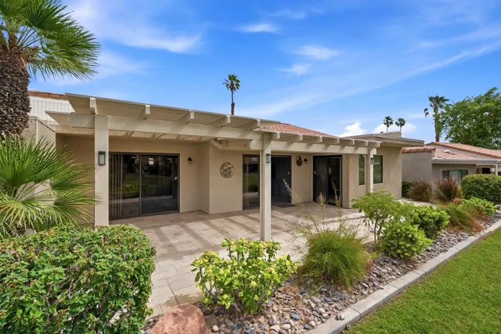 Rear patio