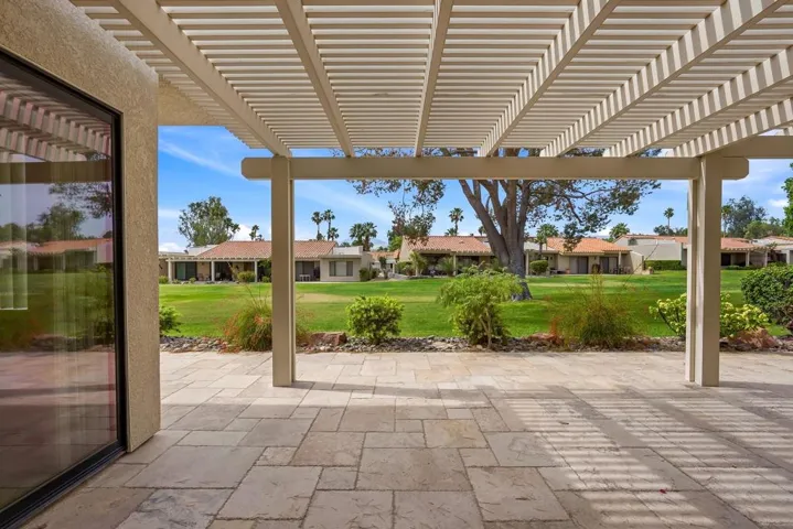 Rear patio