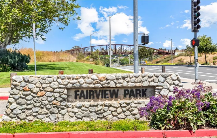 Quick walk or run to Fairview Park-great hiking and biking trails, home to Costa Mesa Summer Concerts in July.