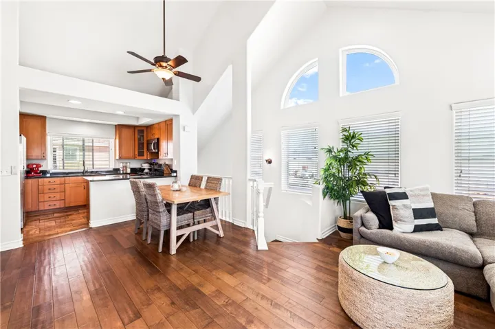 Open concept living area, bathed in natural light!