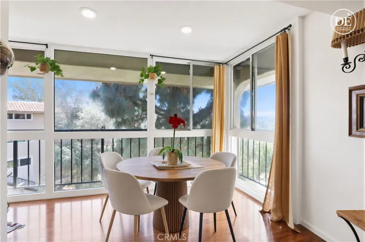 Virtually staged and painted-enclosed patio