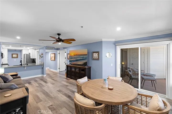 Bedroom and living room have access to the balcony