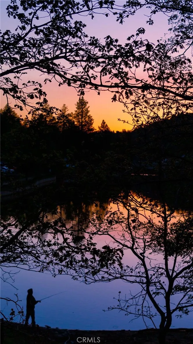 Beautiful sunset Lake Gregory View.