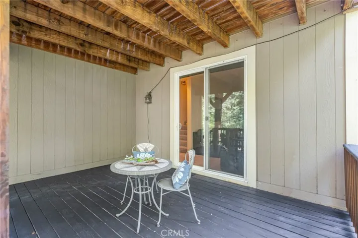 Deck area off of family room.
