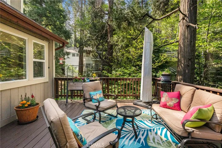 Perfect back deck setting.