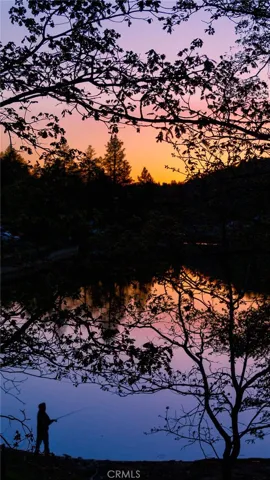 Beautiful sunset Lake Gregory View.