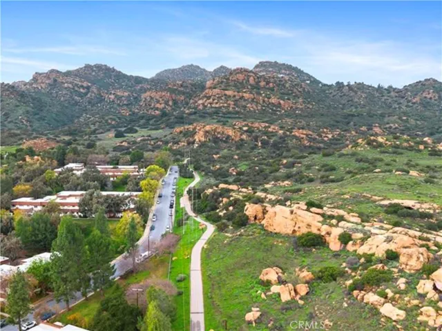 View of the mountains outside of the community.