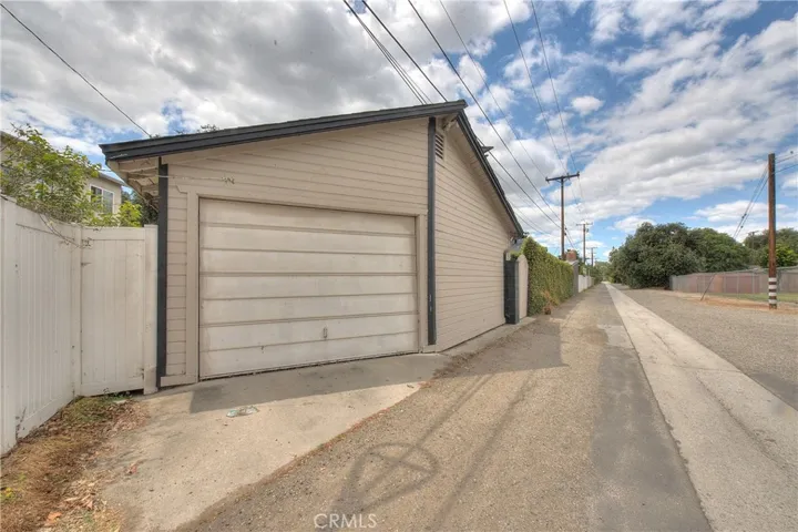 Garage access via alley