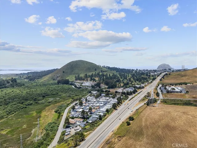 Morro Rock upper right and Estero Bay upper left with the park in the middle.