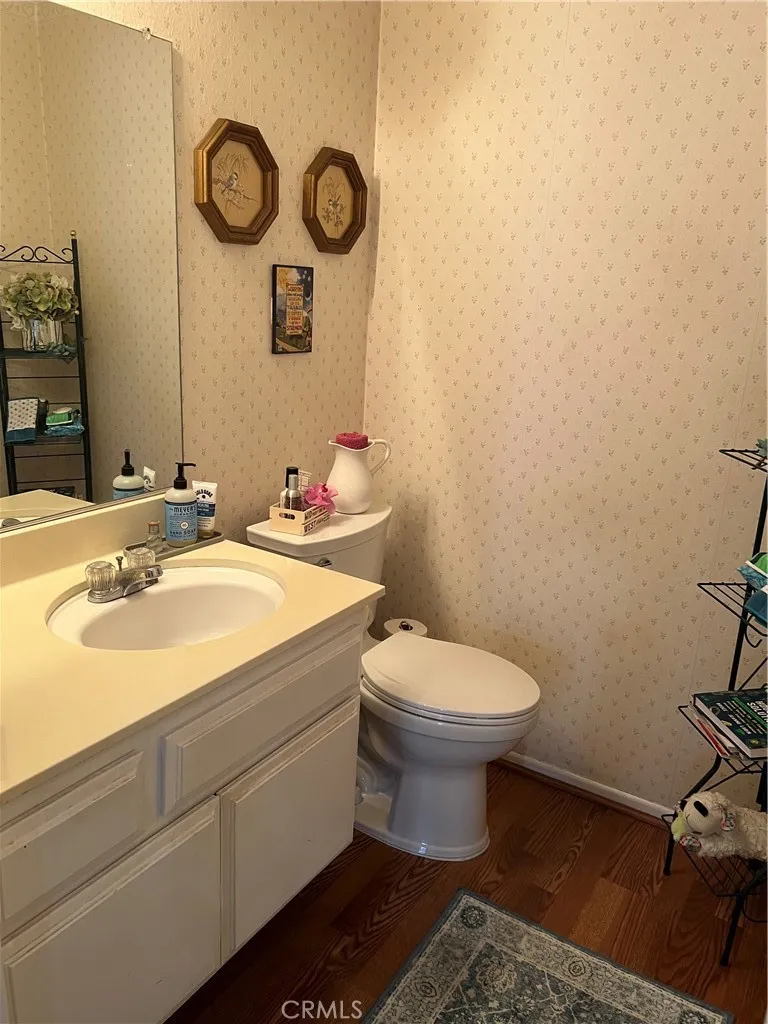 convenient 1/2 bath downstairs
