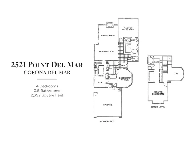 Current floorplan does not include second level remodel with additional bedroom, sitting area and bathroom.