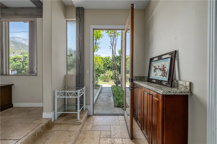 French Door in Hall