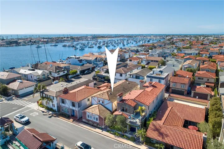 Prime location a block from the water.