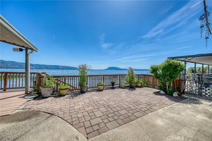 Beautiful view from back deck/patio.