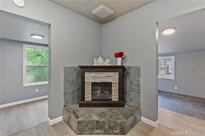 Electric fireplace for cool nights
