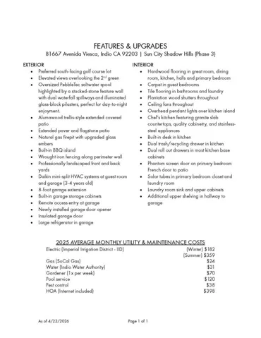 Features-Upgrades_mls_81667 Avenida Vies