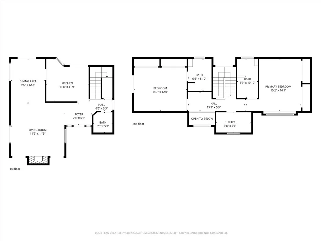 Floor Plan - 1st and 2nd Floors