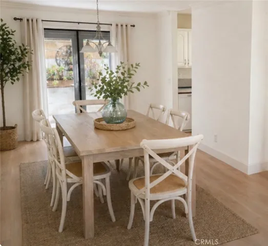AI Staged view of Dining Room