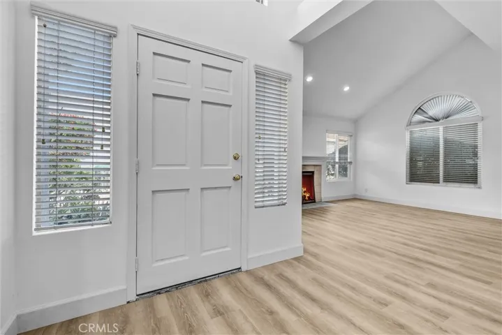 Entry area with view of Living room
