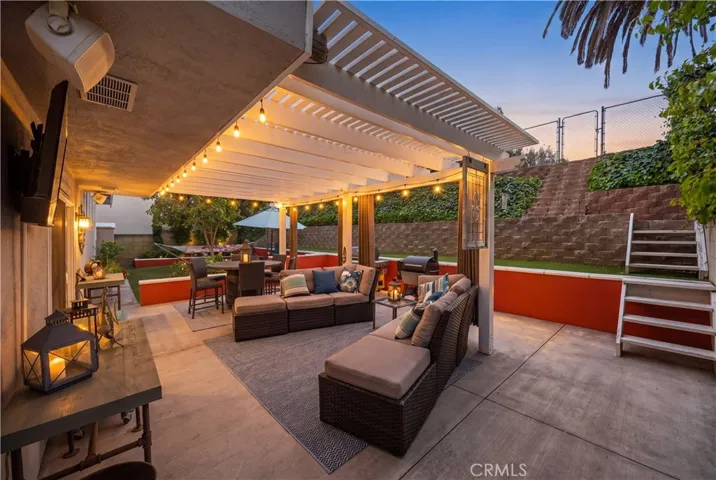 Enjoy evenings on your back patio