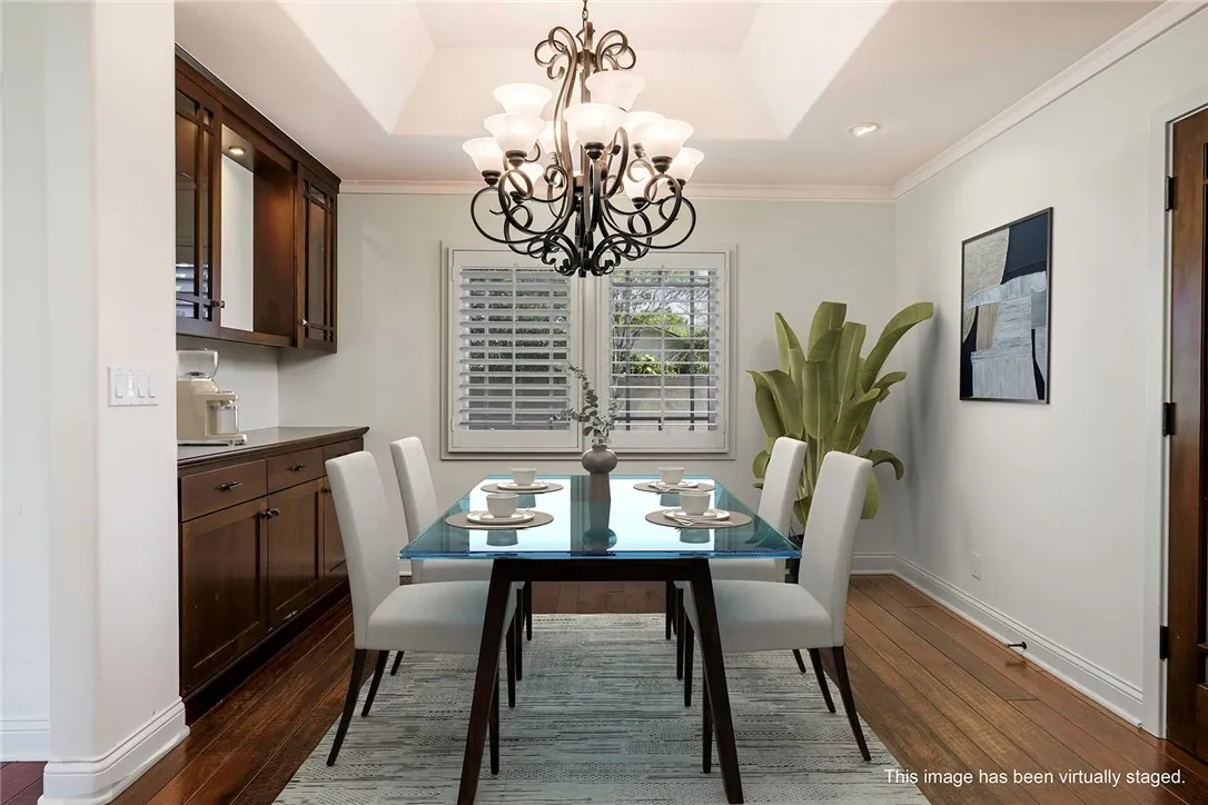 Virtually Staged Breakfast Room