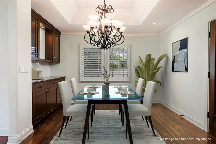 Virtually Staged Breakfast Room