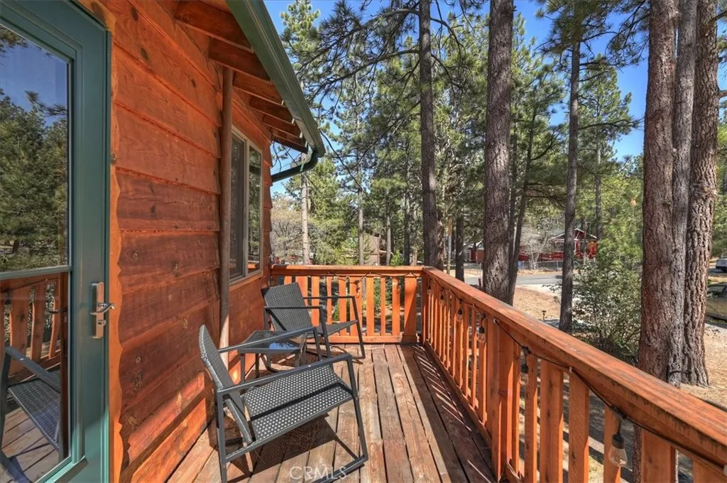 upstairs patio