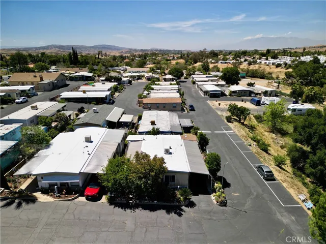 Aerial view of the property
