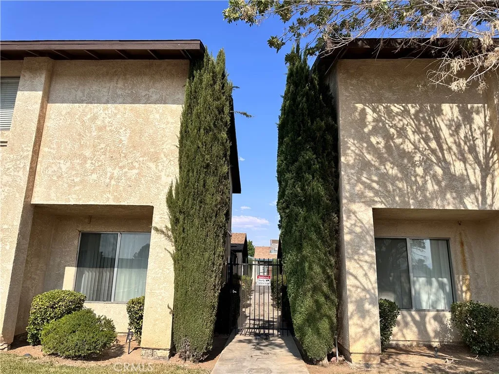 Front Gate Entrance to Access Garages